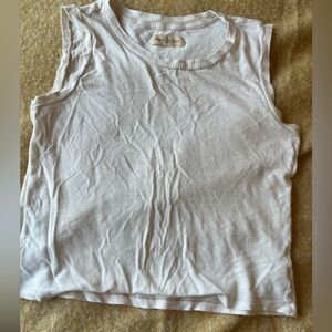 Imogene + Willie white muscle tank xs